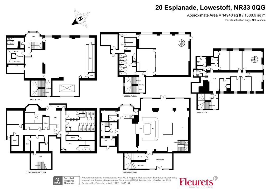 Lot: 90 - FORMER RESTAURANT AND BAR PREMISES FOR IMPROVEMENT AND REPAIR ON THE SEAFRONT - Floorplan